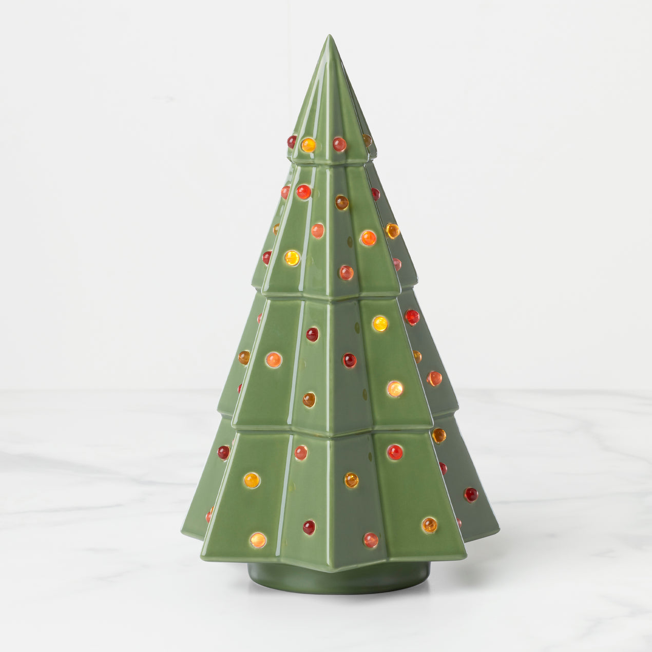 Evergreen Illuminated Large Tree Figurine