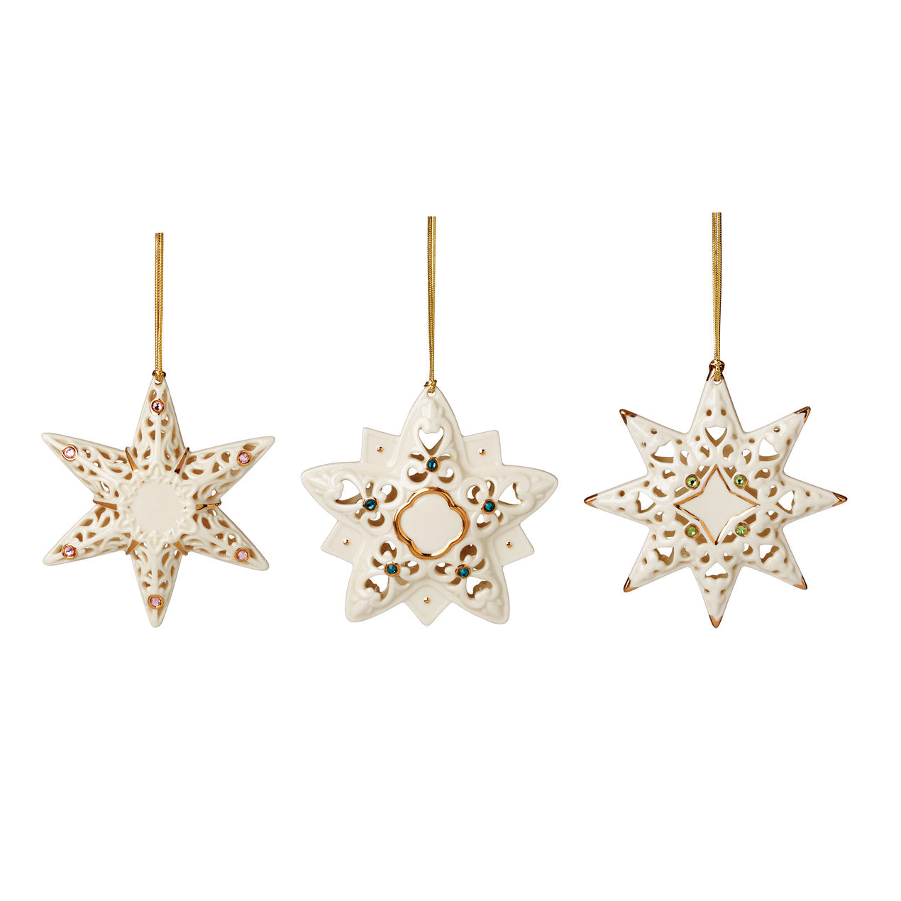 Star Ornaments, Set of 3