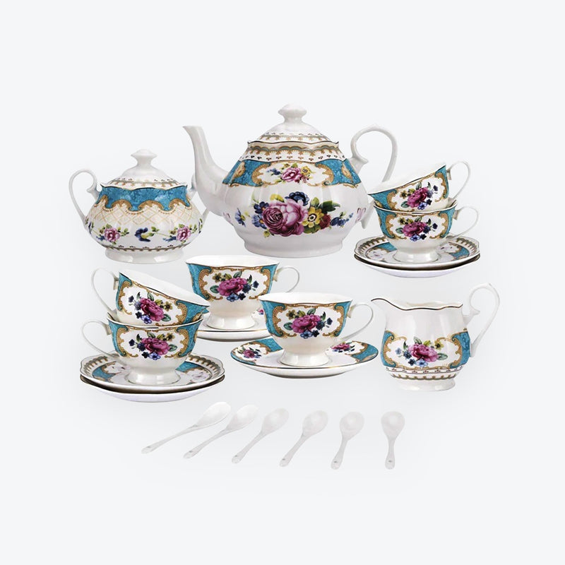 15 Pieces European RetroTea Set