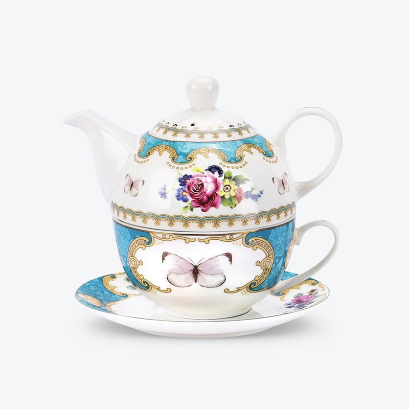 English Rose Porcelain Tea Set