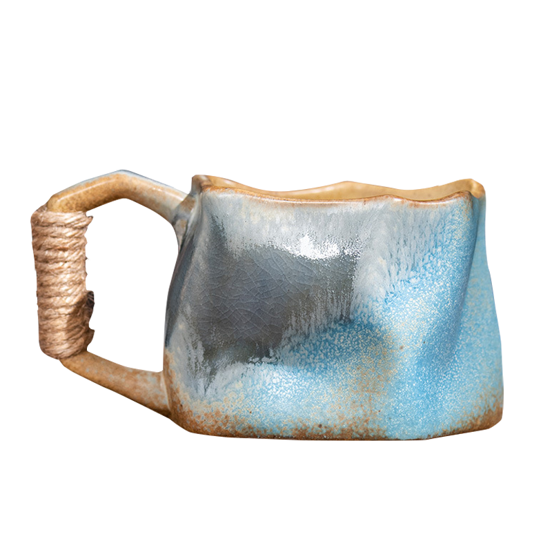 The Crinkle Charm Ceramic Mug