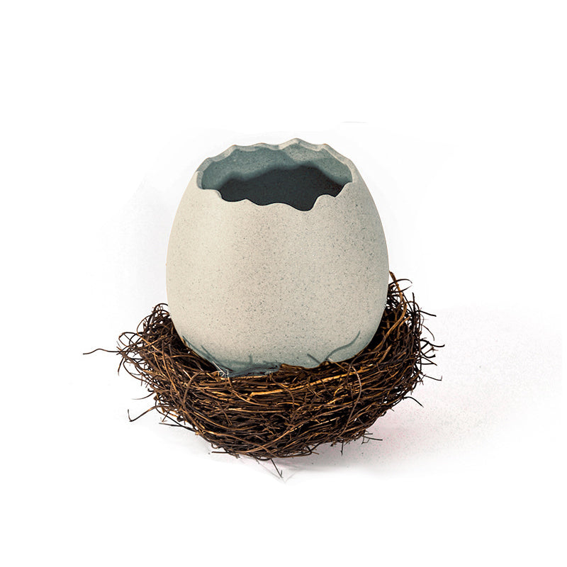 Creative Egg Shell Ceramic Vase