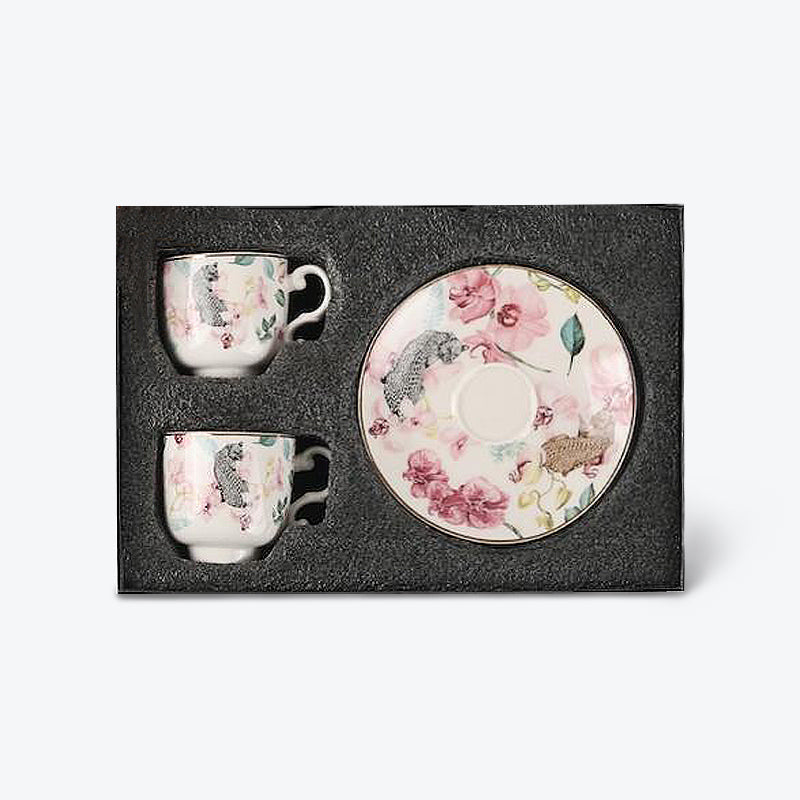 European Wild Life Espresso Jungle Tea Set