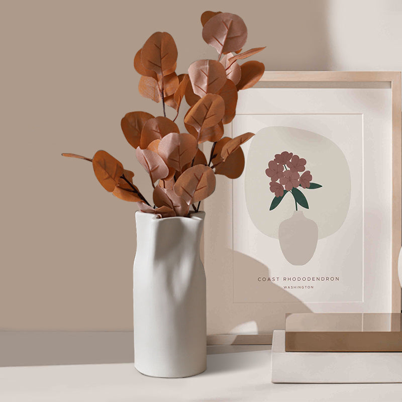 Abstract Solid Color Ceramic Table Vase