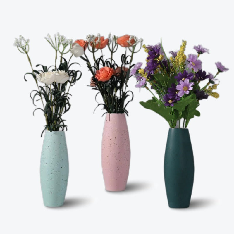Retro Frosted Matte Ceramic Vase