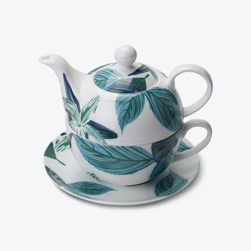 Bone China Rainforest Tea Set