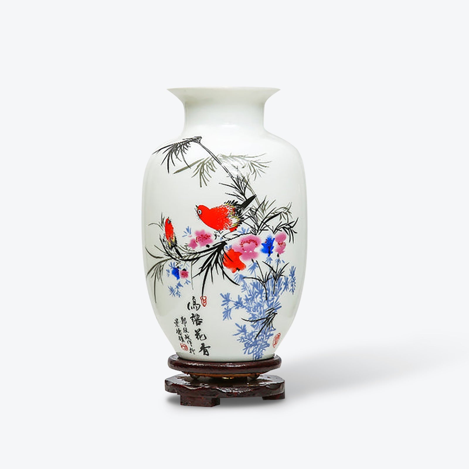 Chinese White Ceramic Vase