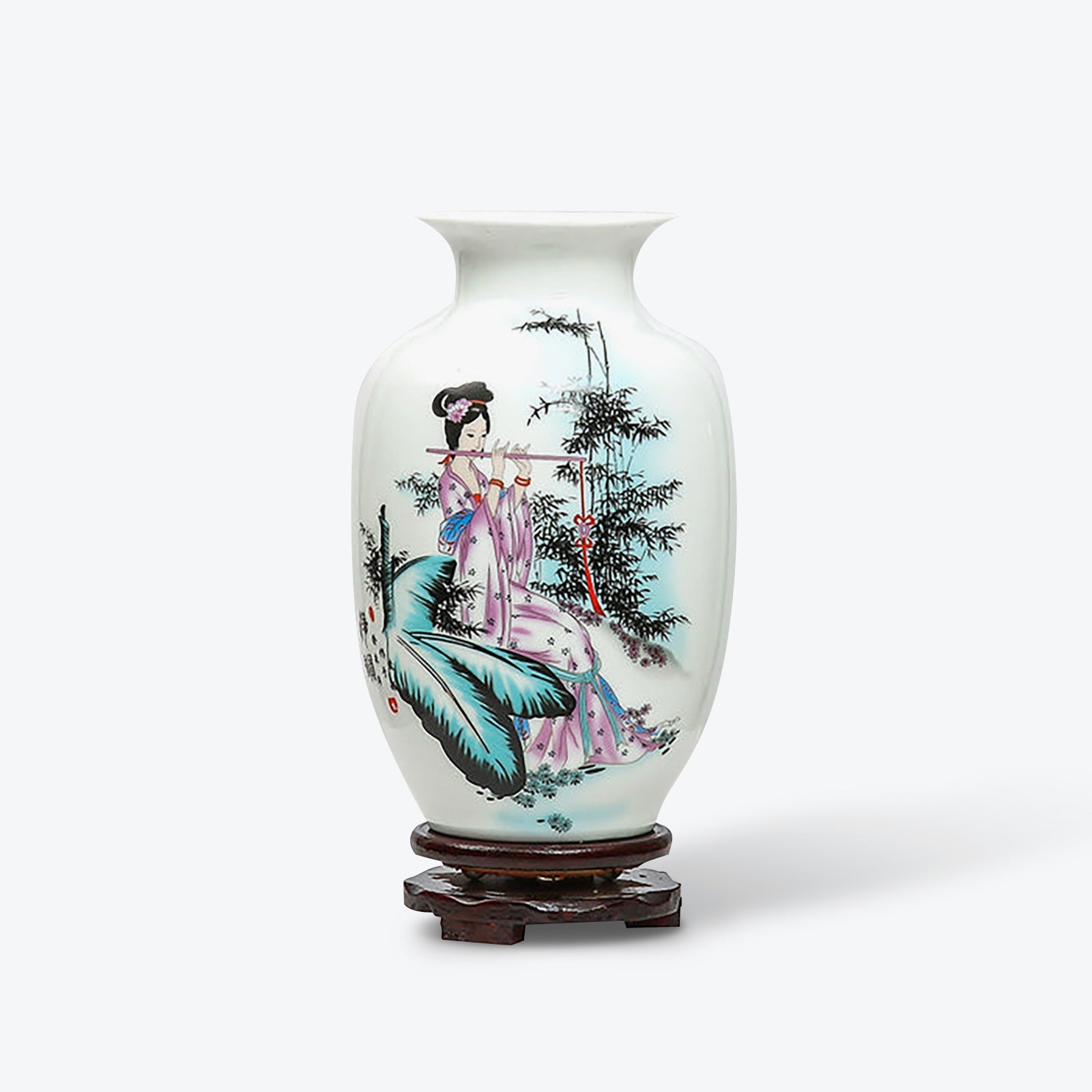 Chinese Retro White Porcelain Vase