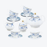 British Style Floral Porcelain Tea Set