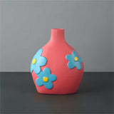 Painting Japanese Style Ceramic Vase