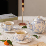 Angel Sculpture Ceramic Tea Set