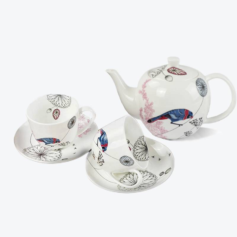 Japanese Bird Bone China Tea Set