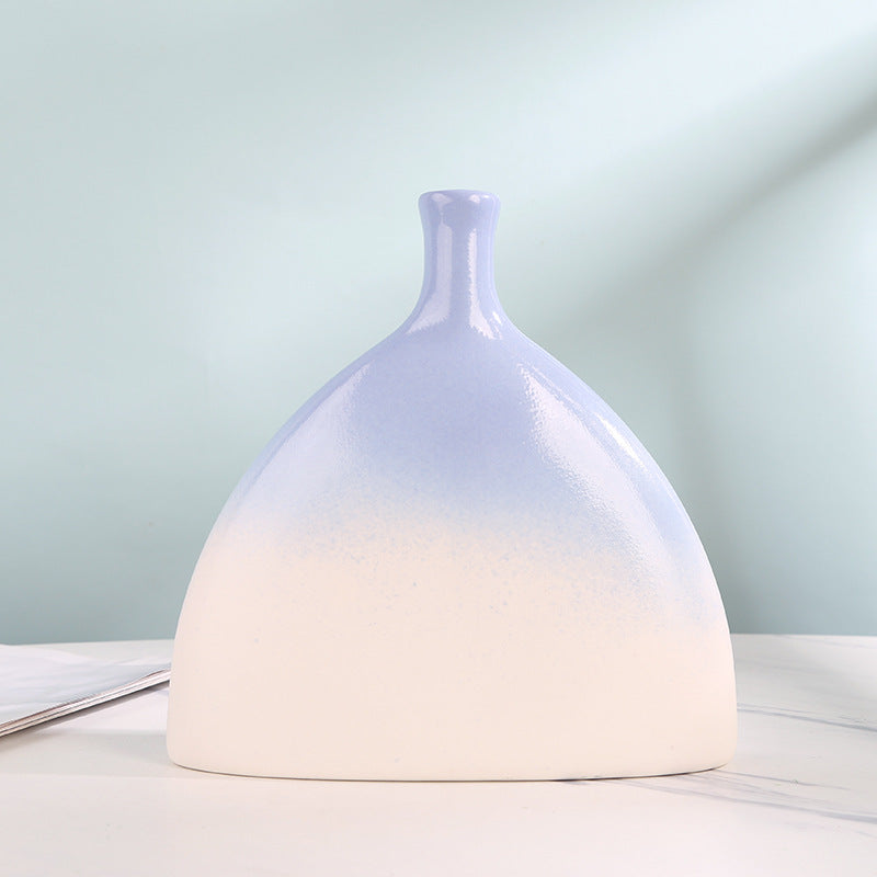 Nordic Creative Blue Ceramic Vase