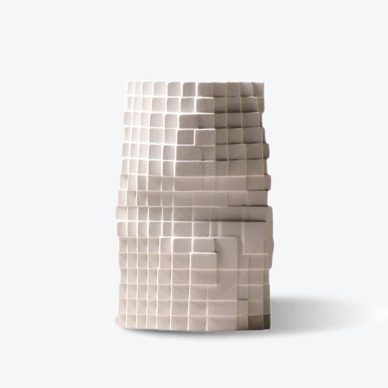 Geometric Abstract Art Ceramic Vase