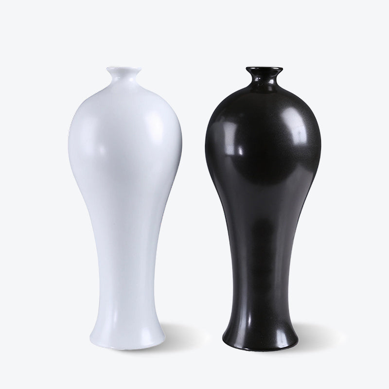 New Chinese Style Solid Color Ceramic Vase