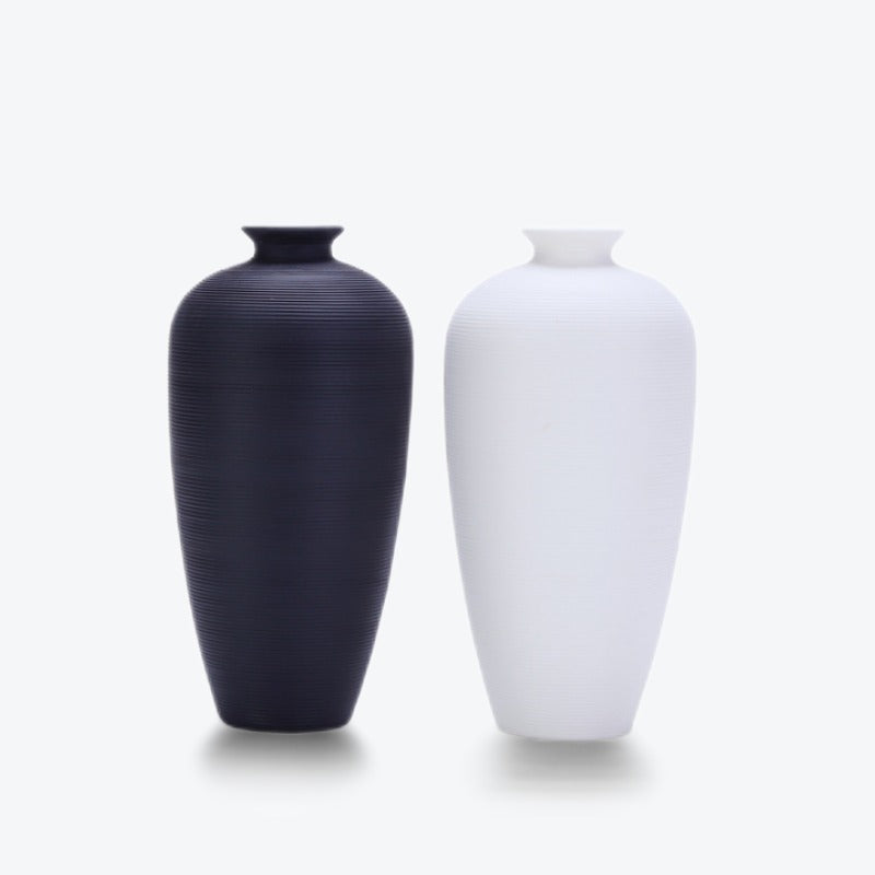 Simple Horizontal Stripes Ceramic Vase