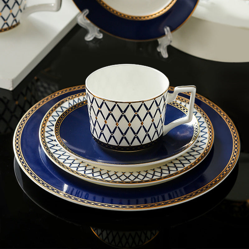 Modern Bone China Dinnerset with Coffee Cup,Dinner Plate