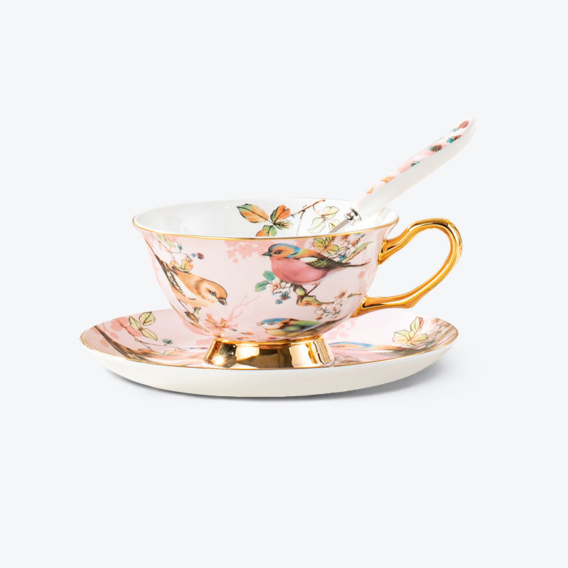 Idyllic Bird Bone China Tea Set
